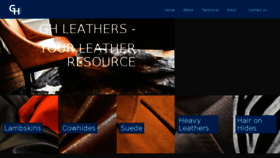 What Leathermerchants.com website looked like in 2016 (7 years ago)