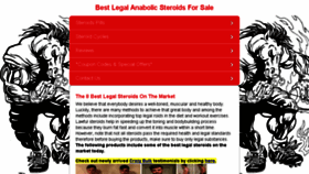 What Legalsteroidshere.com website looked like in 2016 (7 years ago)