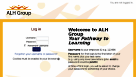 What Learning.alhgroup.com.au website looked like in 2016 (7 years ago)