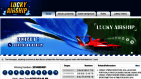 What Luckyairship.com website looked like in 2016 (7 years ago)