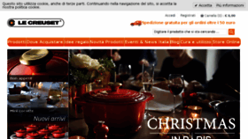 What Lecreuset.it website looked like in 2016 (7 years ago)