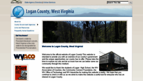 What Logancounty.wv.gov website looked like in 2016 (7 years ago)