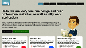 What Loofy.com website looked like in 2016 (7 years ago)