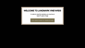What Landmarkwine.com website looked like in 2016 (7 years ago)