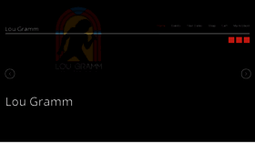 What Lou-gramm.com website looked like in 2016 (7 years ago)