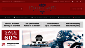 What Londonleathers.com website looked like in 2016 (7 years ago)