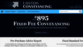 What Lawyersconveyancing.com.au website looked like in 2016 (7 years ago)