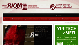 What Laprensadelrioja.com website looked like in 2016 (7 years ago)