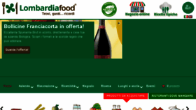 What Lombardiafood.it website looked like in 2016 (9 years ago)