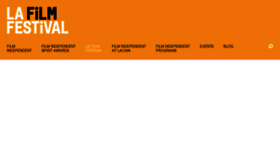 What Lafilmfest.com website looked like in 2016 (7 years ago)