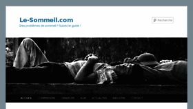 What Le-sommeil.com website looked like in 2016 (7 years ago)