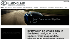 What Lexusnavigation.com website looked like in 2016 (7 years ago)
