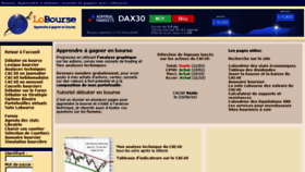What Lobourse.com website looked like in 2016 (7 years ago)