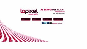 What Lopixel.com website looked like in 2016 (7 years ago)