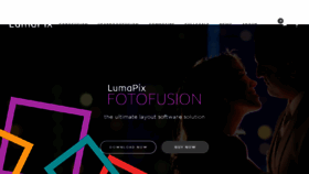 What Lumapix.com website looked like in 2016 (7 years ago)