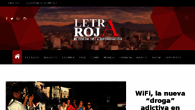 What Letraroja.com.mx website looked like in 2016 (7 years ago)