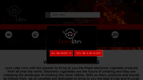 What Lovelites.in website looked like in 2016 (7 years ago)