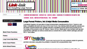 What Link-ink.co.uk website looked like in 2016 (7 years ago)