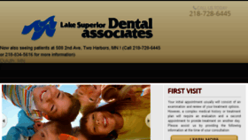 What Lakesuperiordental.com website looked like in 2016 (7 years ago)