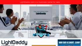 What Lightdaddy.com website looked like in 2016 (7 years ago)