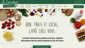 What Lecomptoirlocal.fr website looked like in 2016 (7 years ago)