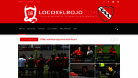 What Locoxelrojo.com.ar website looked like in 2016 (7 years ago)