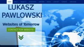 What Lukaszpawlowski.com website looked like in 2016 (7 years ago)