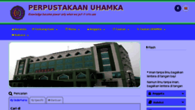 What Lib.uhamka.ac.id website looked like in 2016 (7 years ago)