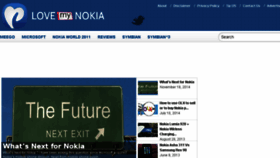 What Lovemynokia.com website looked like in 2016 (7 years ago)