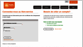 What Libreservice.publicmobile.ca website looked like in 2016 (7 years ago)