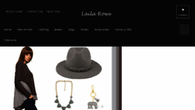 What Lailarowe.com website looked like in 2016 (7 years ago)
