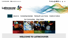 What Latincouver.ca website looked like in 2016 (7 years ago)