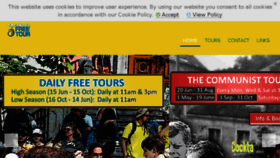 What Ljubljanafreetour.com website looked like in 2016 (7 years ago)
