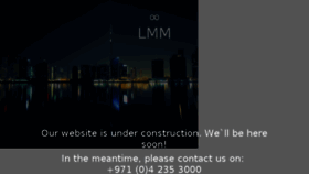 What Lmm.ae website looked like in 2016 (7 years ago)