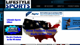What Lifestylesport.com website looked like in 2016 (7 years ago)