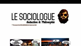 What Lesociologue.com website looked like in 2016 (7 years ago)