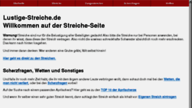 What Lustige-streiche.de website looked like in 2016 (7 years ago)