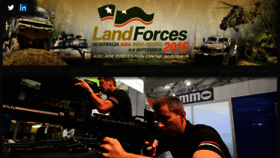What Landforces.com.au website looked like in 2016 (7 years ago)