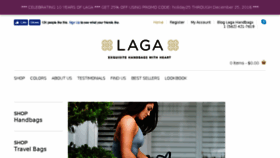 What Laga-handbags.com website looked like in 2016 (7 years ago)