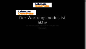 What Leben.de website looked like in 2016 (7 years ago)