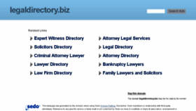 What Legaldirectory.biz website looked like in 2016 (7 years ago)