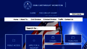 What Lakecountycircuitclerk.org website looked like in 2016 (7 years ago)