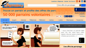 What Lesparrains.fr website looked like in 2016 (7 years ago)