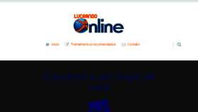 What Lucrandoonline.com.br website looked like in 2016 (7 years ago)
