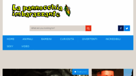 What Lapannocchiaimbarazzante.com website looked like in 2016 (7 years ago)