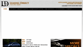 What Leasingdirectny.com website looked like in 2016 (7 years ago)