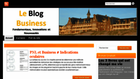 What Le-blog-business.fr website looked like in 2016 (7 years ago)