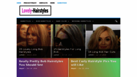 What Lovely-hairstyles.com website looked like in 2016 (7 years ago)