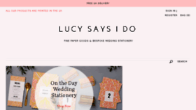 What Lucysaysido.com website looked like in 2016 (7 years ago)