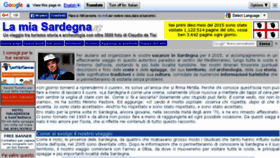 What Lamiasardegna.it website looked like in 2016 (7 years ago)